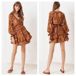 NWT Spell & The Gypsy Aurora Wrap Mini Dress Sz XS